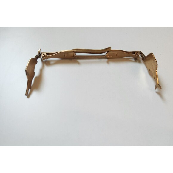 Vintage Gold Toned Tie Clips - Picture 5 of 9